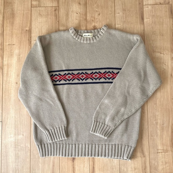90s Eddie Bauer cotton crewneck - Picture 8 of 8